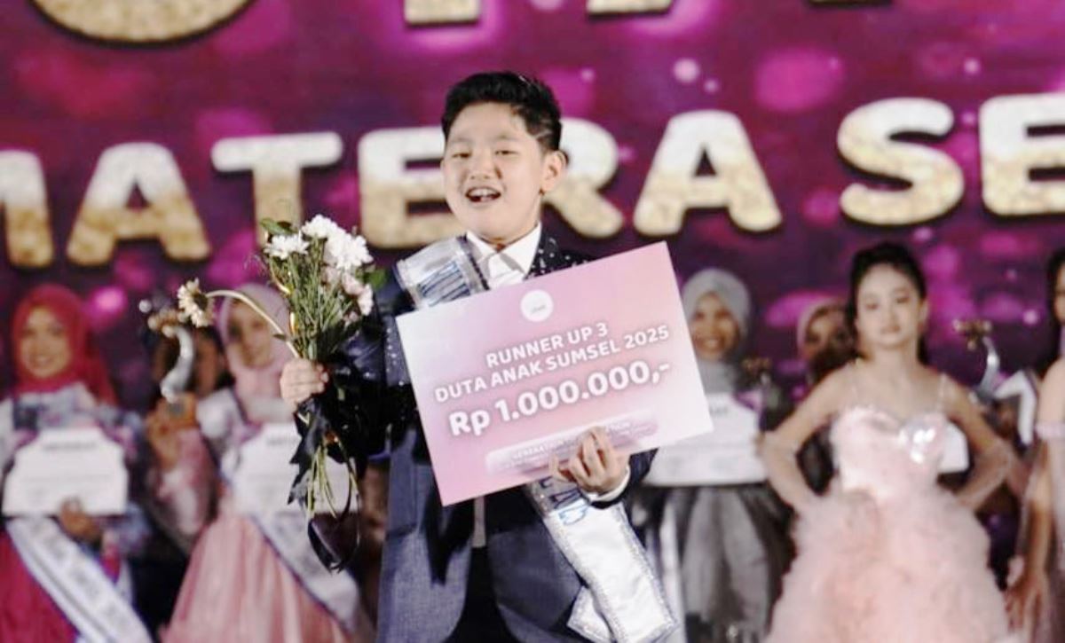 Sanrio Richie, Inspirasi Anak Sumsel, Siap Bersinar di Ajang Duta Anak Nasional 2025