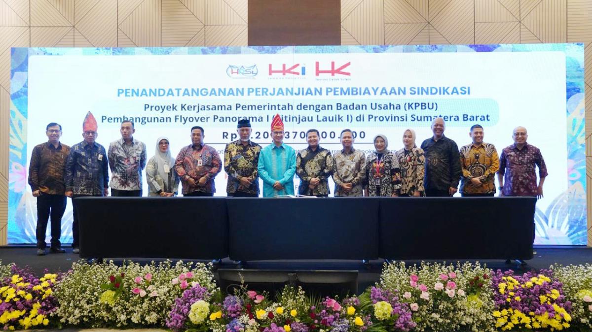 Percepat Pembangunan Infrastruktur di Sumbar, BRI Dukung Pembiayaan  Sindikasi Rp2,2 T Flyover Sitinjau Lauik 