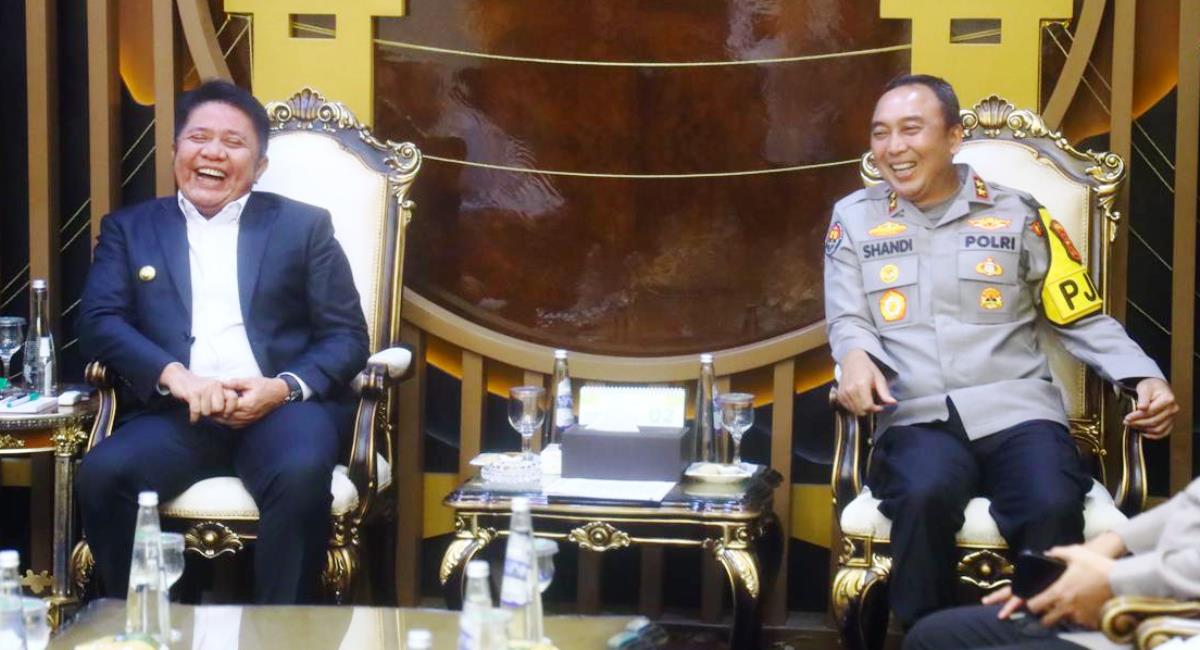 Gubernur Herman Deru Terima Audiensi Kapolda Sumsel, Perkuat Sinergi Keamanan dan Pembangunan Daerah