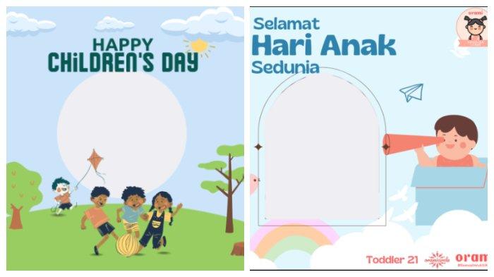 Kumpulan Twibbon dan Ucapan Hari Anak Sedunia 2023 Ramai di Medsos, Cek Link di Sini!