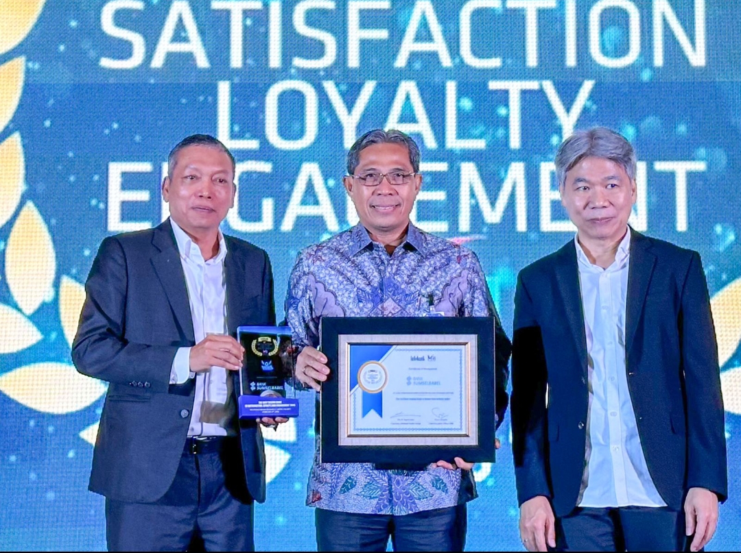 Bank Sumsel Babel Raih Predikat Terbaik di Satisfaction, Loyalty, and Engagement Award 2025 