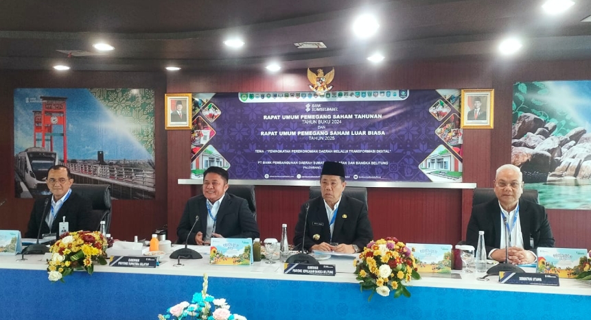 RUPS Tahun Buku 2024, Bank Sumsel Babel Bagi Dividen Rp237,9 Miliar, Ini Data Kinerja Aset, DPK hingga Kredit