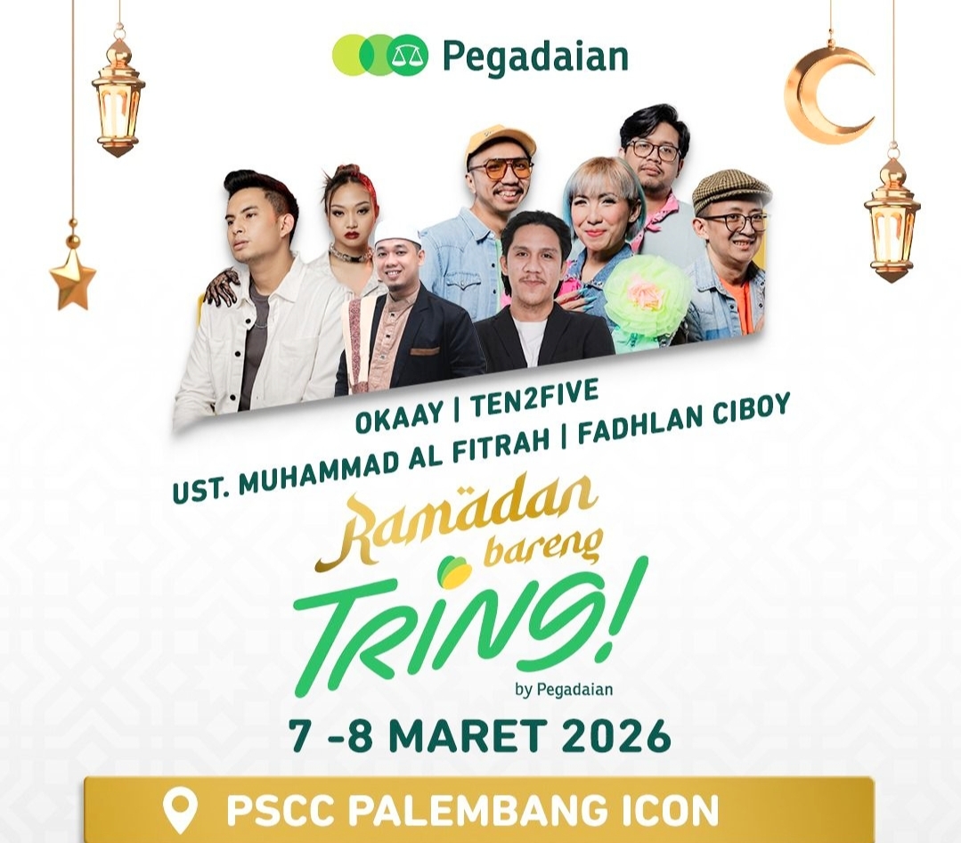 Seru, Ada Artis Nasional, Pegadaian Kanwil III Palembang Gelar Ramadan Bareng TRING! 2026