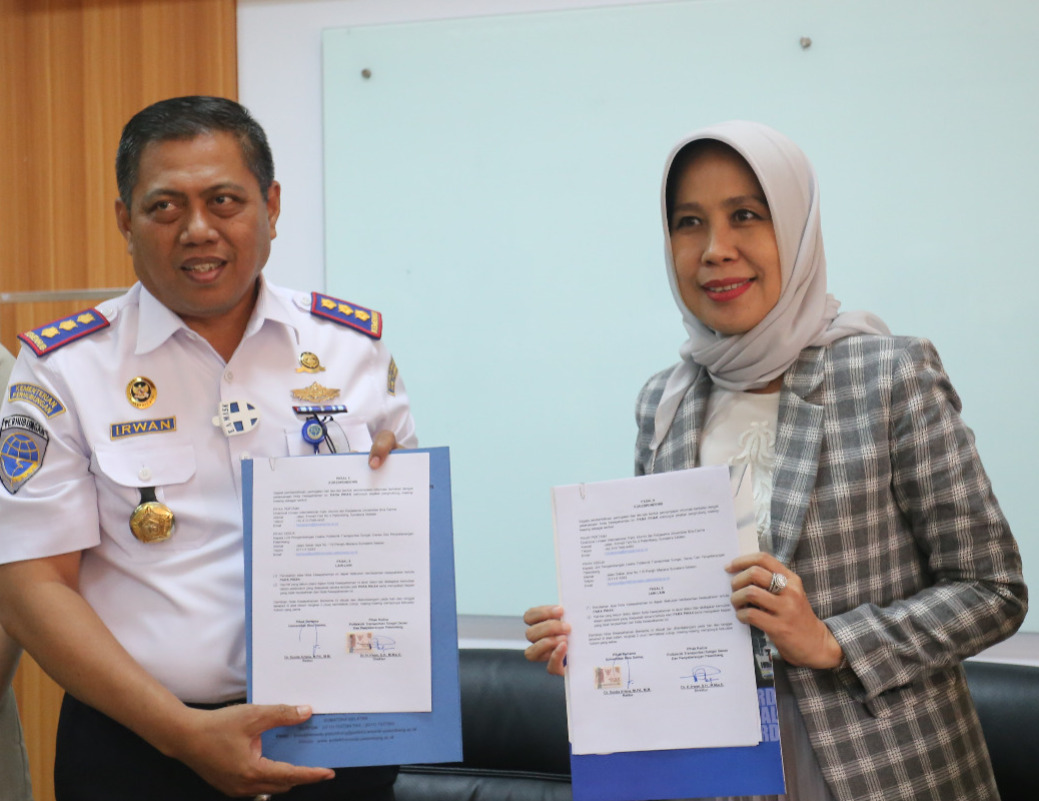 UBD dan Poltektrans SDP Palembang Lakukan Penandatanganan MoU