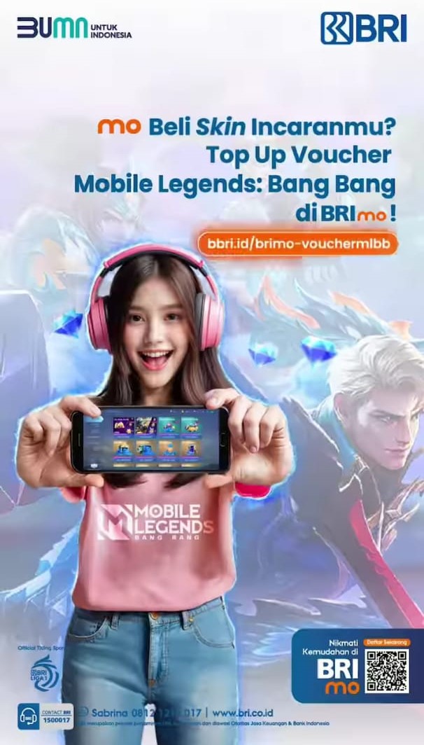 Nikmati Kemudahan Top Up Game Mobile Legends Lewat BRImo   