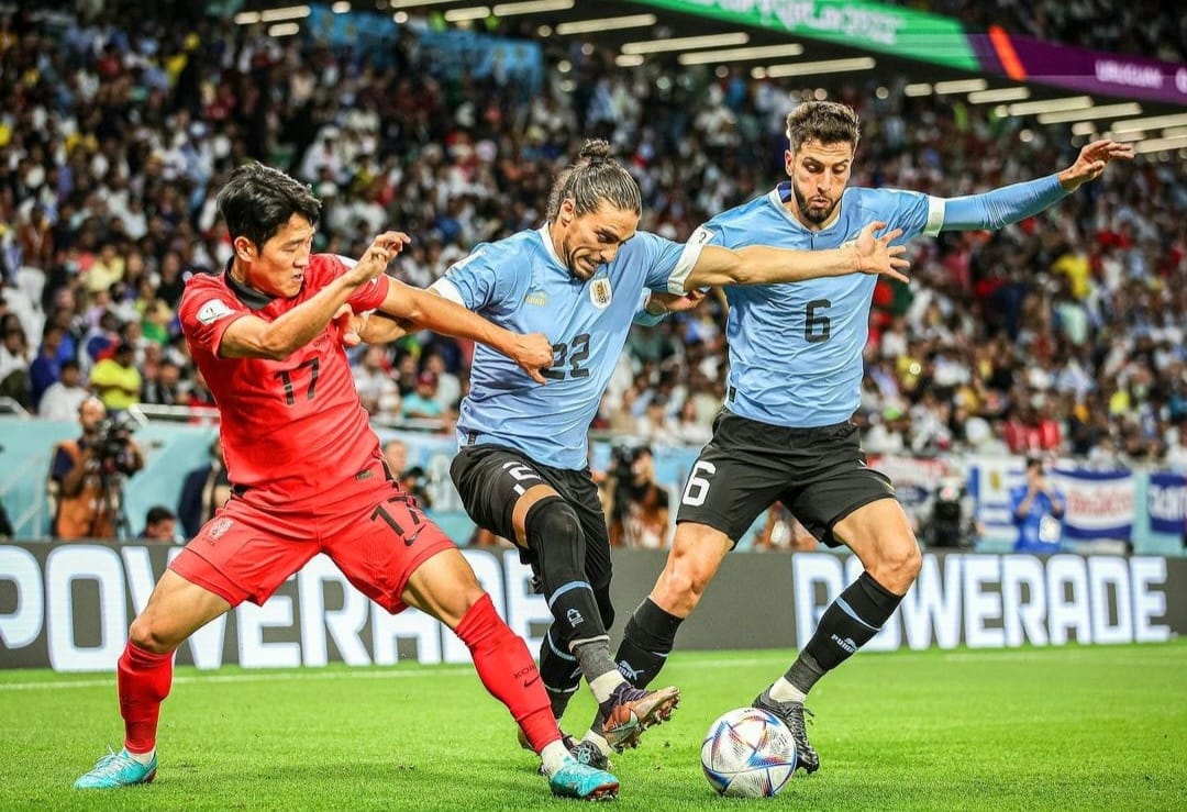  Uruguay vs Korea Selatan Bermain Imbang Skor  0-0, Laga Grup H Piala Dunia 2022