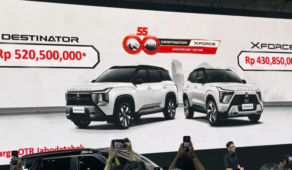 Rayakan 55 Tahun, Mitsubishi Luncurkan X-Force dan Destinator Edisi Spesial
