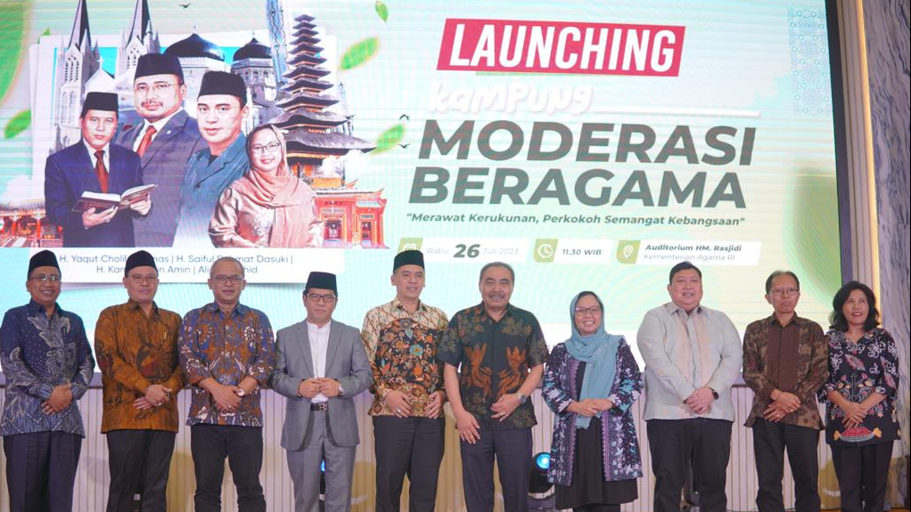 Kemenag Luncurkan Program 1.000 Kampung Moderasi Beragama 