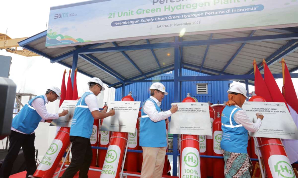 PLN Resmikan 21 Unit Green Hydrogen Plant, Mampu Produksi Hingga 199 Ton Hidrogen Per Tahun