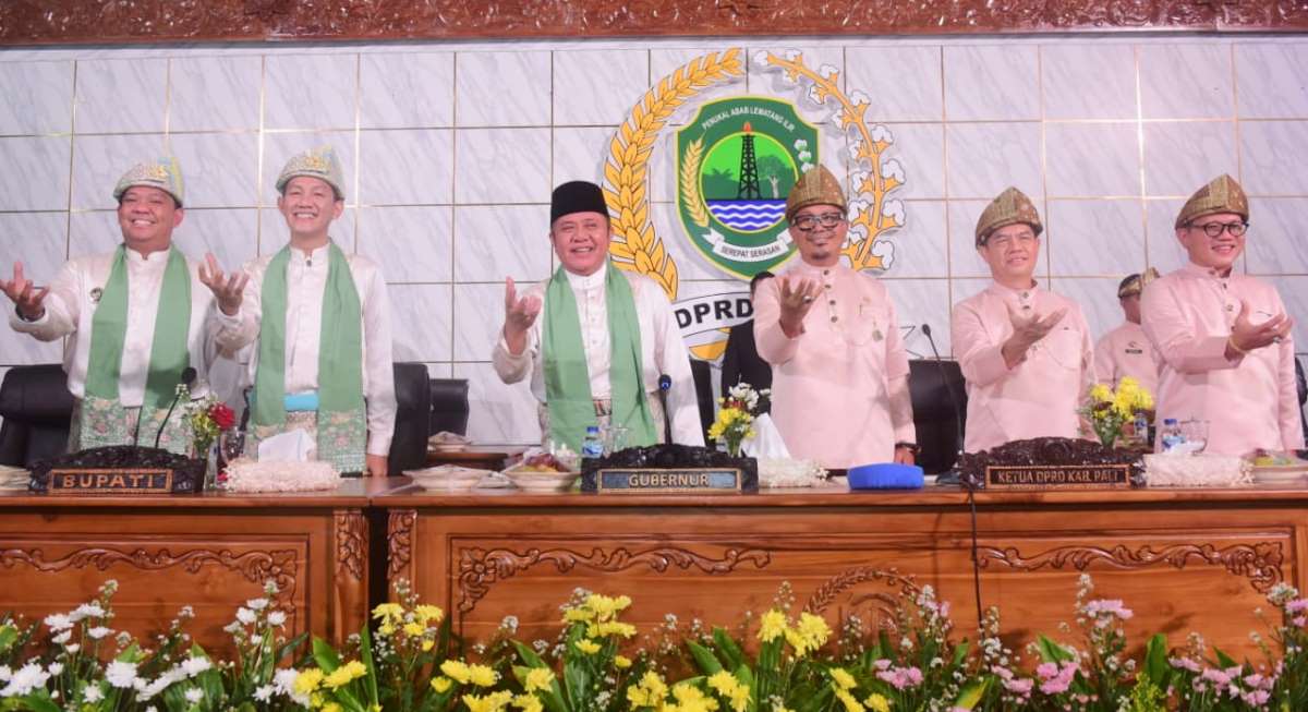 Gubernur Herman Deru Hadiri Paripurna HUT ke-13 PALI, Dorong jadi Kawasan Segitiga Emas Sumsel
