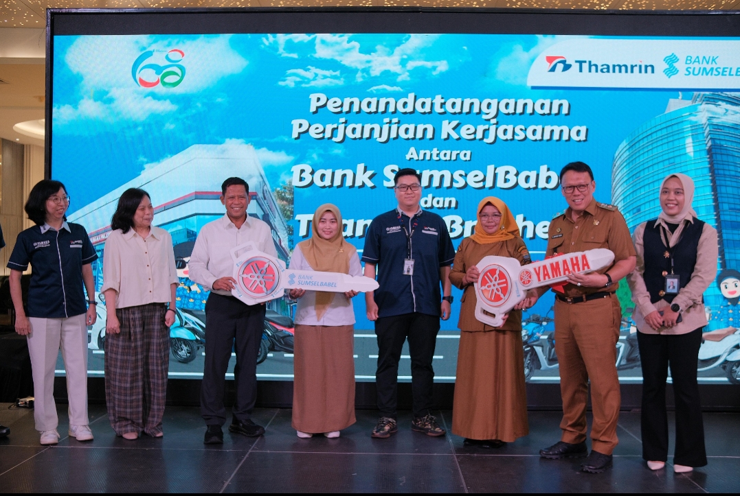 Kredit Motor Yamaha Bagi ASN Lebih Mudah, Thamrin Brother Kerja Sama Bank Sumsel Babel, Ini Fasilitasnya