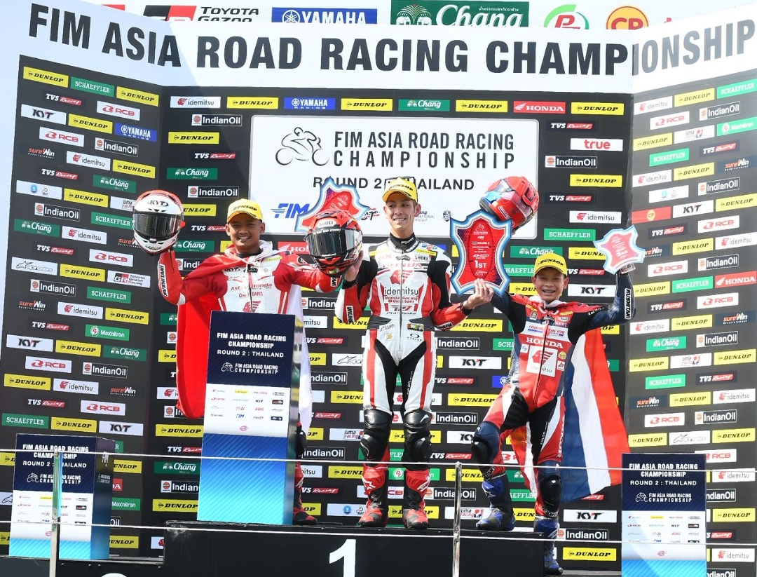 Hasil Kelas AP 250 ARRC 2026, Pebalap AHRT Rheza Danica Berhasil Finish Podium Kedua 