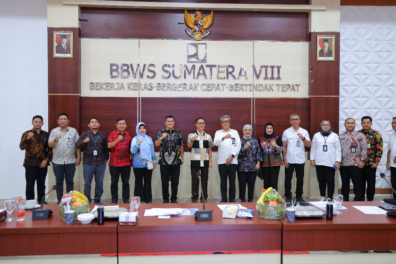 Ratu Dewa Bahas Percepatan Pengendalian Banjir di kawasan Sub DAS Bendung Kota Palembang