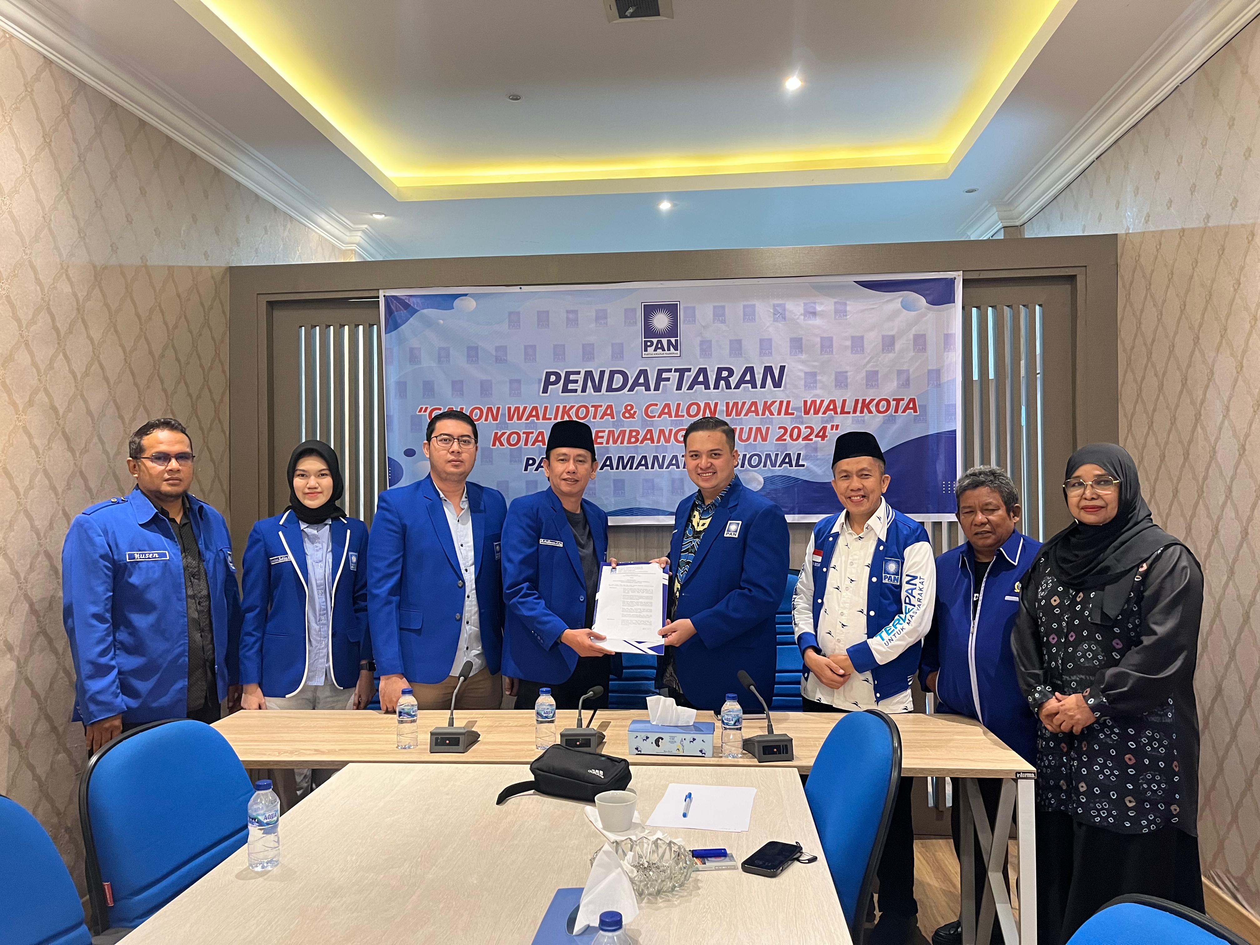 DPD PAN Palembang Tetapkan Tim Penjaringan Pilkada Palembang, Survei Tertinggi Berpeluang Maju