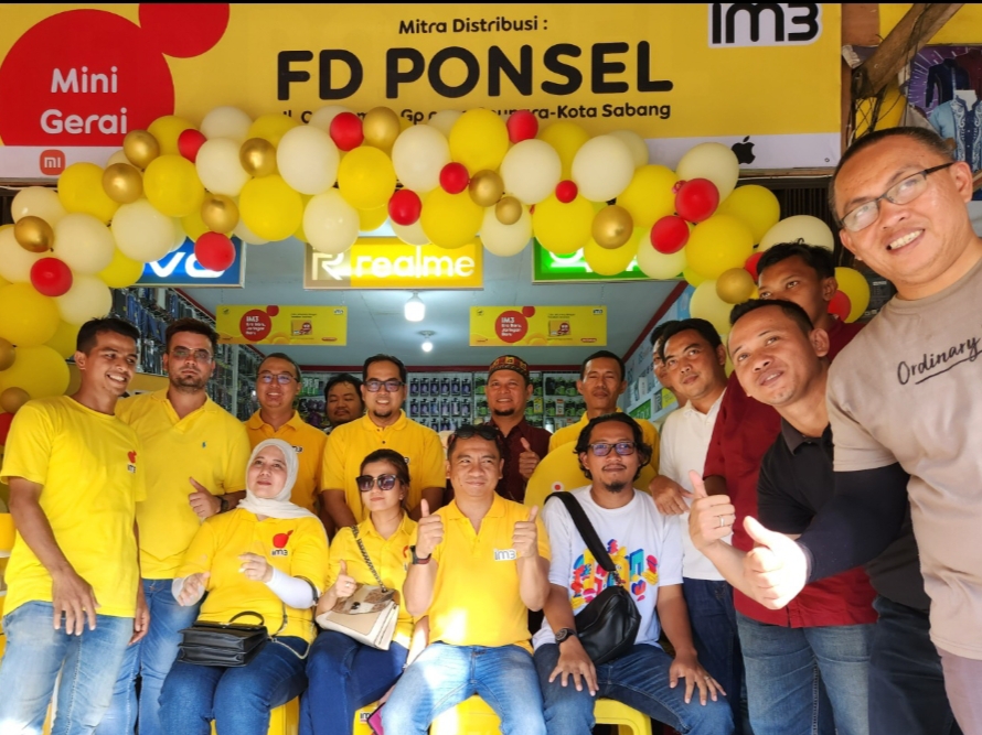 IOH Buka Mini Gerai IM3 di Sabang, Fahd Yudhanegoro: Perluas Layanan Indosat ke Ujung Sumatera 