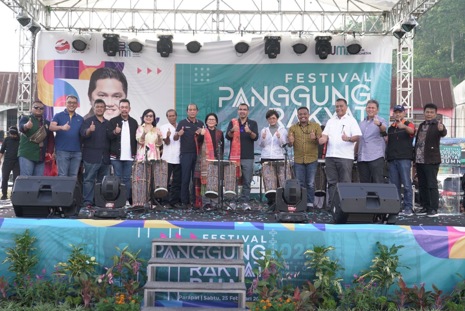 Erick Thohir Berbagi Kebahagiaan Bersama di Festival Panggung Rakyat BUMN