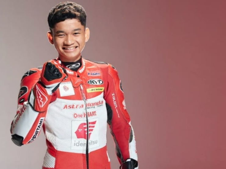 Pebalap AHRT Fadillah Arbi Bersiap Debut di Moto3 World Championship 2023 GP Mandalika