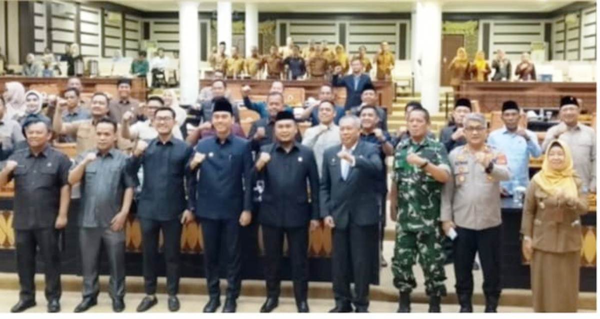 DPRD OKI Rapat Paripurna Istimewa XII, XIII, XIV, dan XV, Bahas Perubahan dan Rancangan Perda