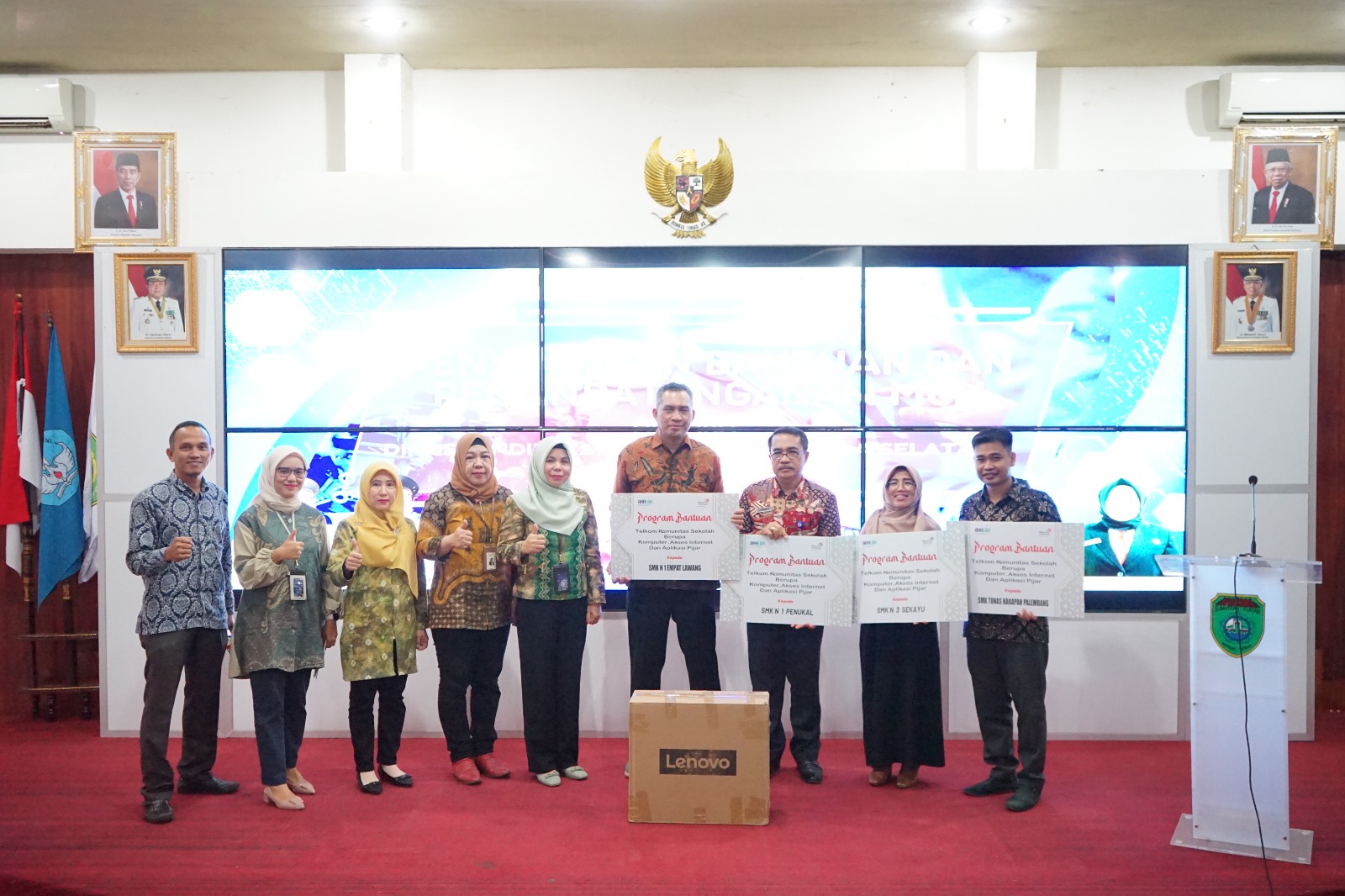 PT Telkom Witel Sumsel Peduli dan Dukung Digitalisasi Pendidikan di Sumsel 