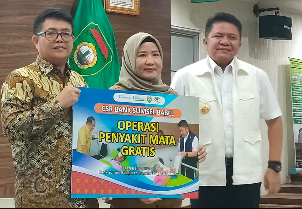 Bank Sumsel Babel Gelar Operasi Mata Gratis, Segera Diagnosa di Faskes Terdekat, Bawa Pasien ke RS Binar