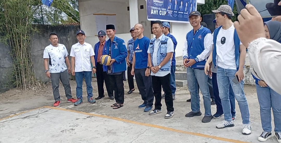 Demokrat Palembang Gelar Turnaman Voli Tarkam AHY Cup