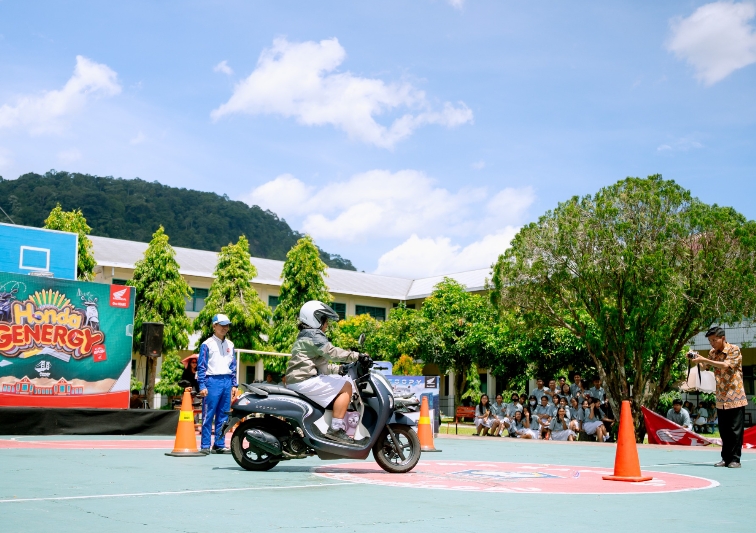 Astra Motor Sumsel Gelar Honda Genergy di Lubuk Linggau, Kali Ini Sambangi SMKN 1 dan SMA Xaverius 