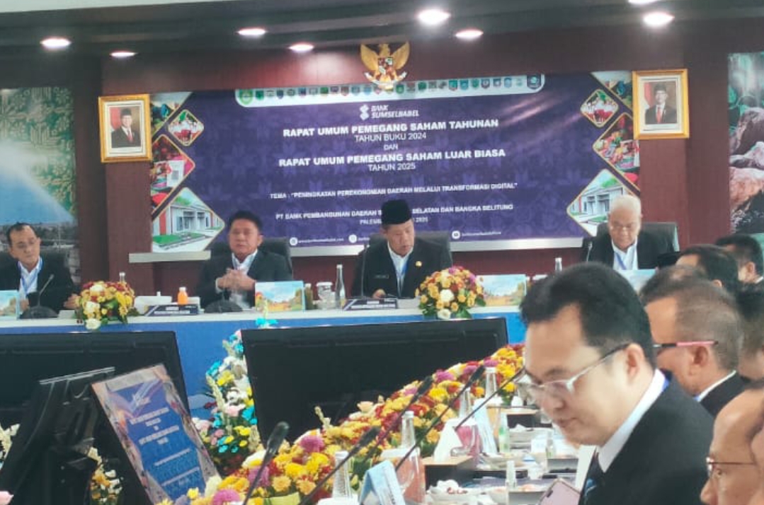 RUPS LB Bank Sumsel Babel, Tantiem Direksi Dipotong Separuh, Jasa Usaha Karyawan Tetap Dibayarkan