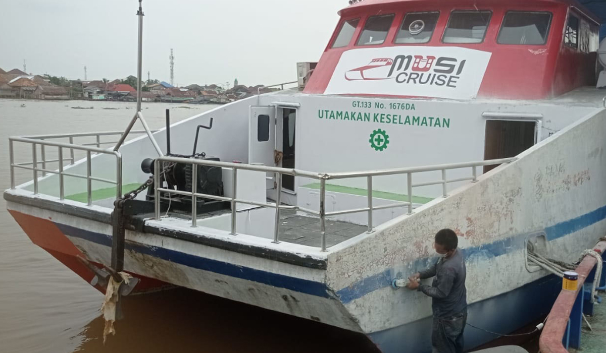 Kapal Wisata Musi Cruise Palembang Kembali Beroperasi, Sempat Alami Kerusakan Baling-baling