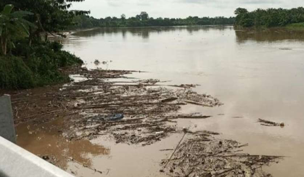  Waspada, Musim Hujan Tiba Debit Air Sungai Musi Mulai Naik