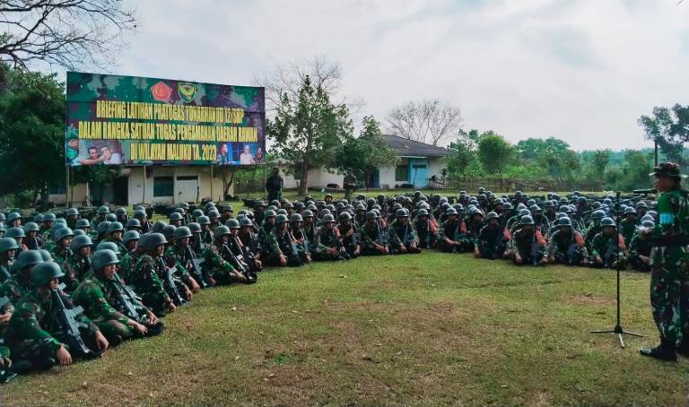 Briefing Latihan Pratugas Yonarhanud 12/SBP Resmi Ditutup, Pasukan Siap Menuju Lokasi Penugasan