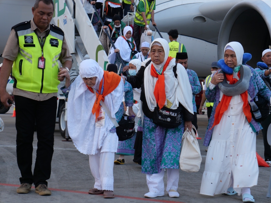 5.002 Jemaah Debarkasi Palembang telah Kembali ke Tanah Air