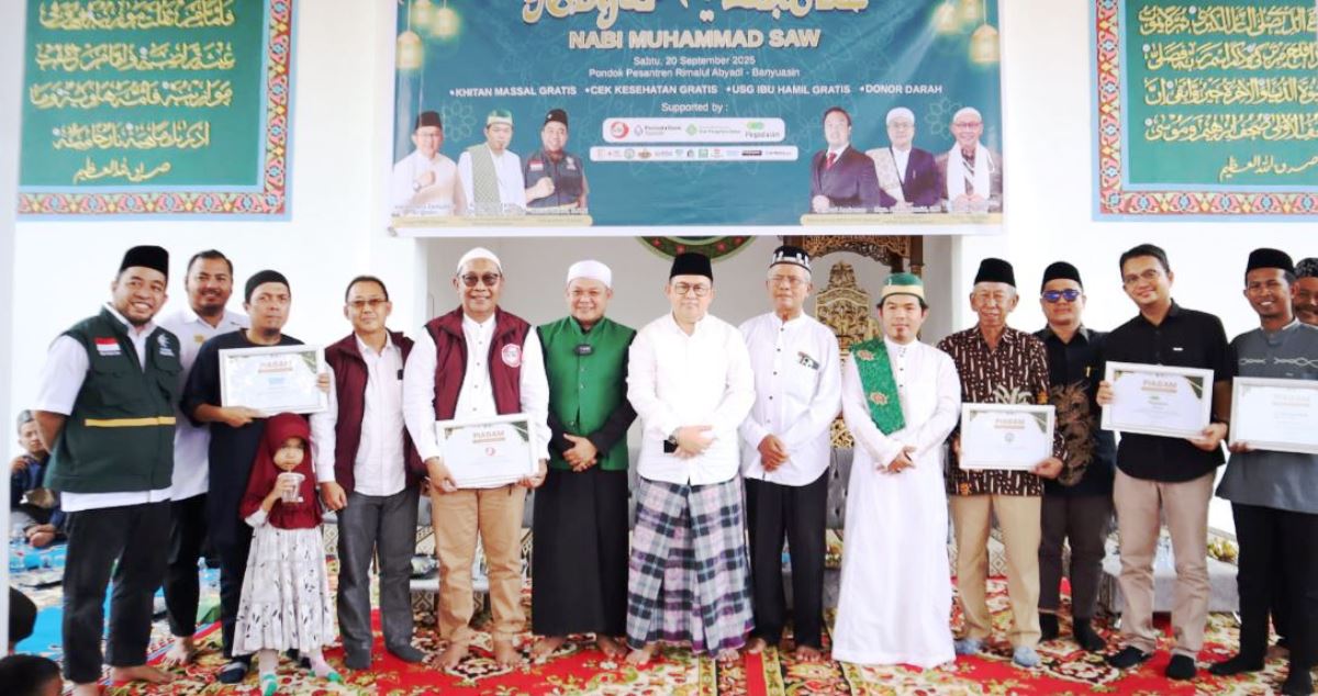 Khitanan Gratis di Gebyar Maulid Nabi Muhammad, Bukti Kepedulian PWNU Sumsel dan HIPMI Syariah Sumsel