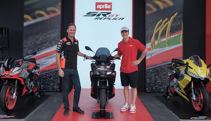 Sambut MotoGP 2024 di Mandalika, Piaggio Hadirkan Livery Baru pada Aprilia SR-GT 200