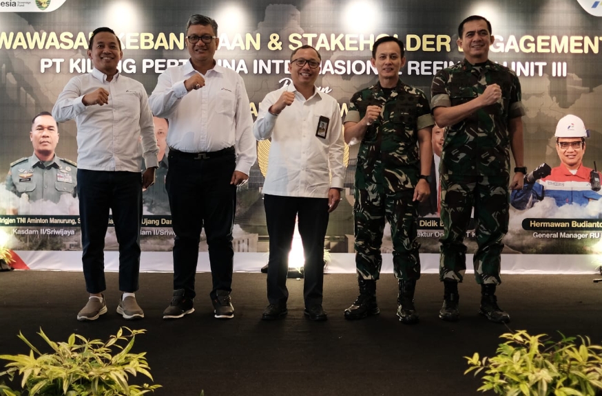 Kodam II/Sriwijaya dan Kilang Pertamina Plaju Bersinergi, Teguhkan Ketahanan Energi Nasional
