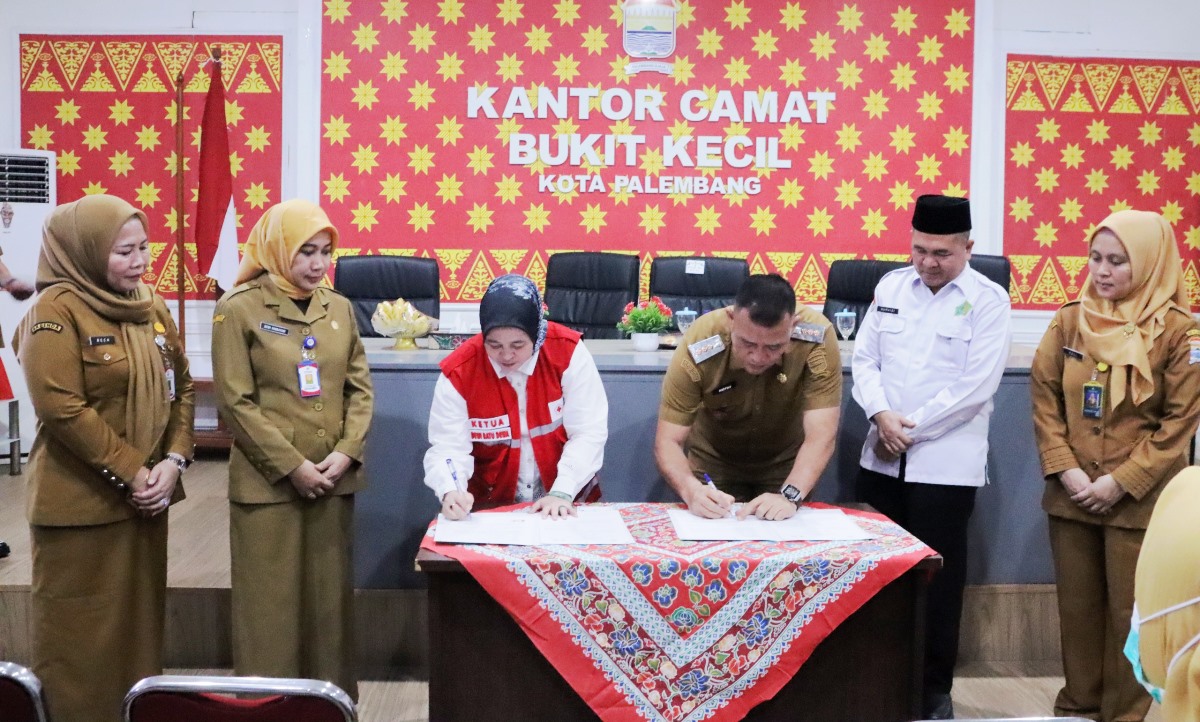 PMI Palembang Gandeng Kecamatan Bukit Kecil, Donor Darah Rutin Siap Digelar hingga Tingkat RT