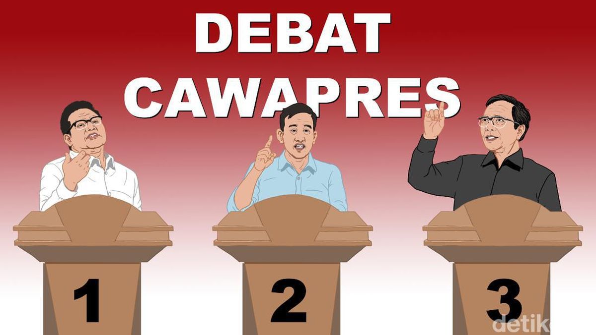 Jelang Debat ke-4 Cawapres Minggu 21 Januari 2024,  Simak Tema, Panelis, Moderator dan Lokasi