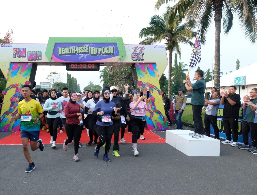 Perkuat Budaya HSSE, Kilang Pertamina Plaju Tutup Bulan K3 dengan Fun Run 5K dan Edukasi Kesehatan