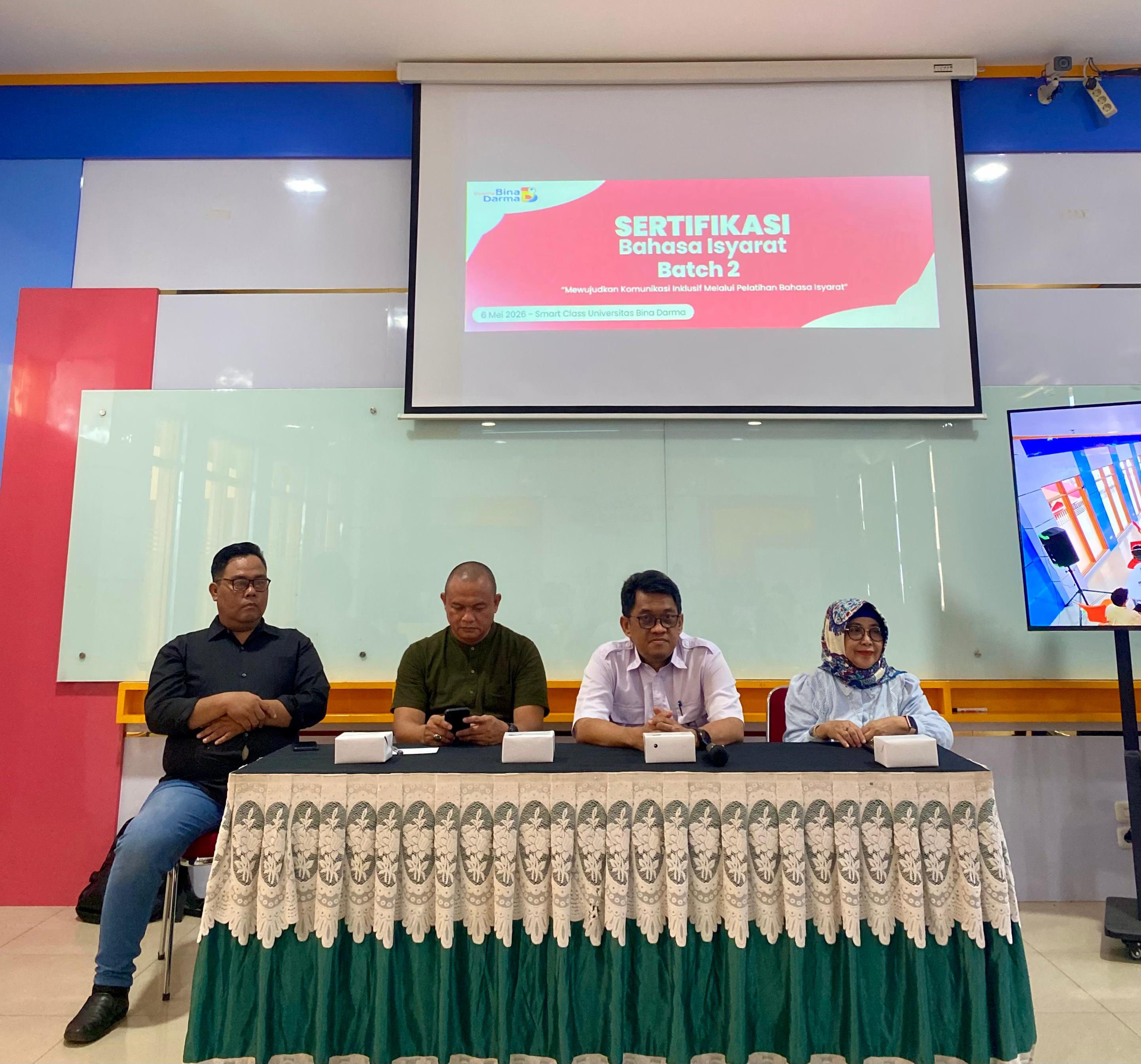 UBD Buka Kelas Sertifikasi Bahasa Isyarat Batch 2