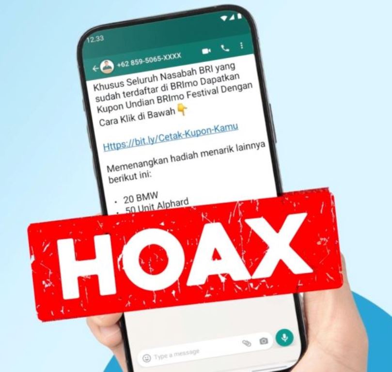 BRI Imbau Masyarakat Waspada Bahaya Klik Tautan Palsu