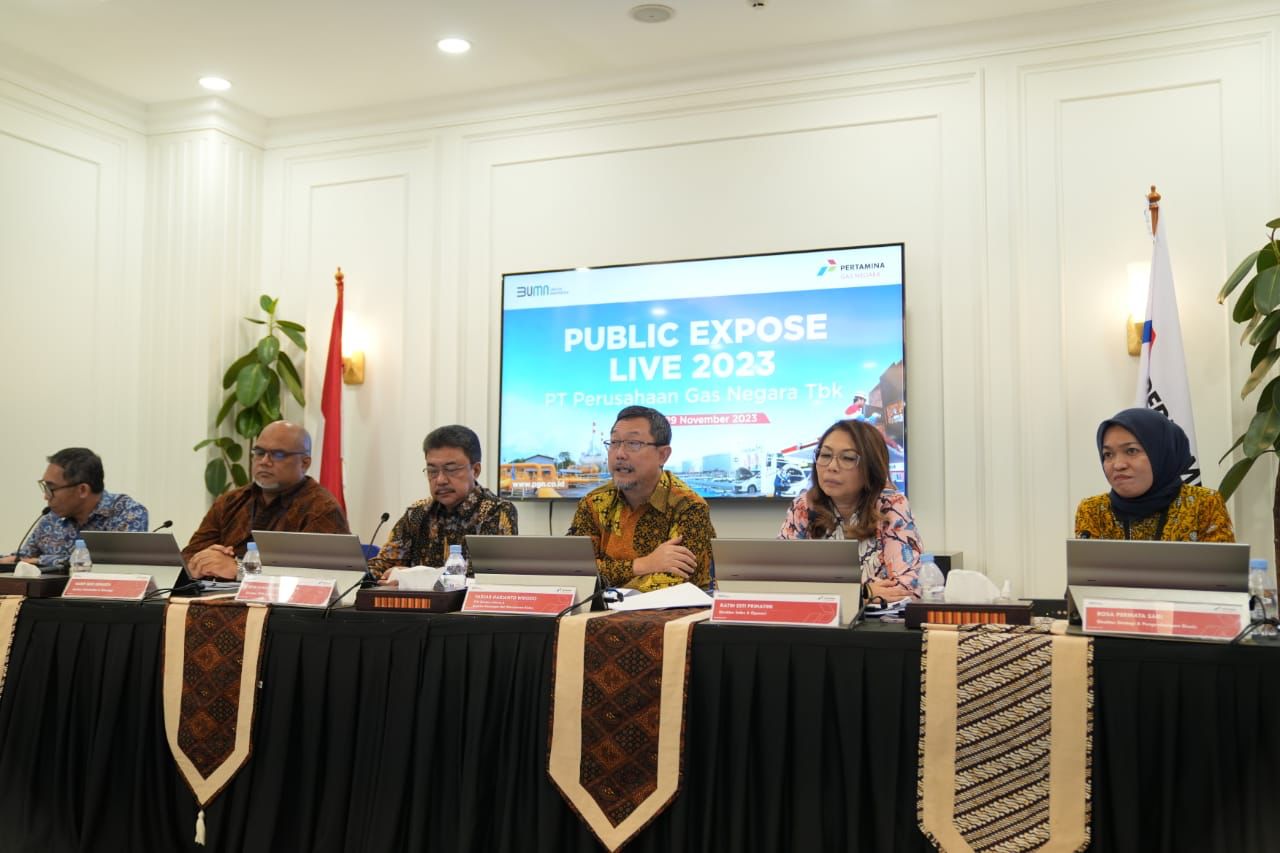 PGN Paparkan Kinerja dan Upaya Strategis Pengelolaan Gas Bumi Nasional di Public Expose 2023