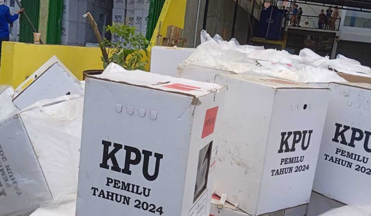 Periksa Saksi dan Amankan Barang Bukti, Polisi Usut Terbakarnya Gudang Logistik KPU Lubuklinggau 