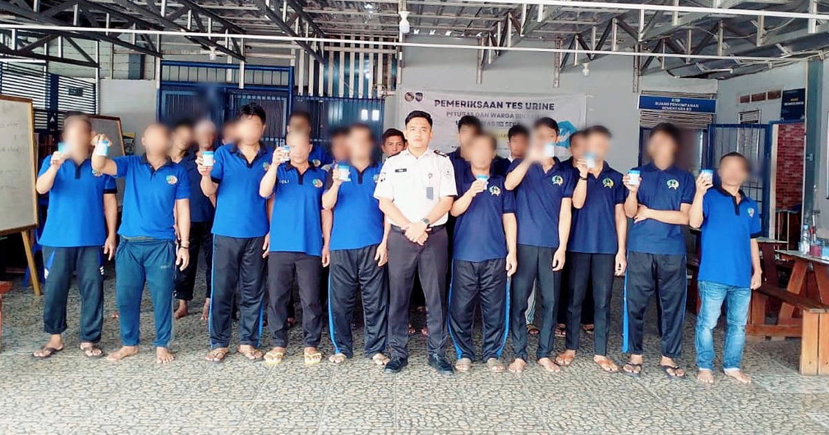 23 Warga Binaan Lapas Sekayu Jalani Tes Urine
