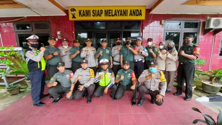 Koramil dan Polsek Sako Kuatkan Sinergi