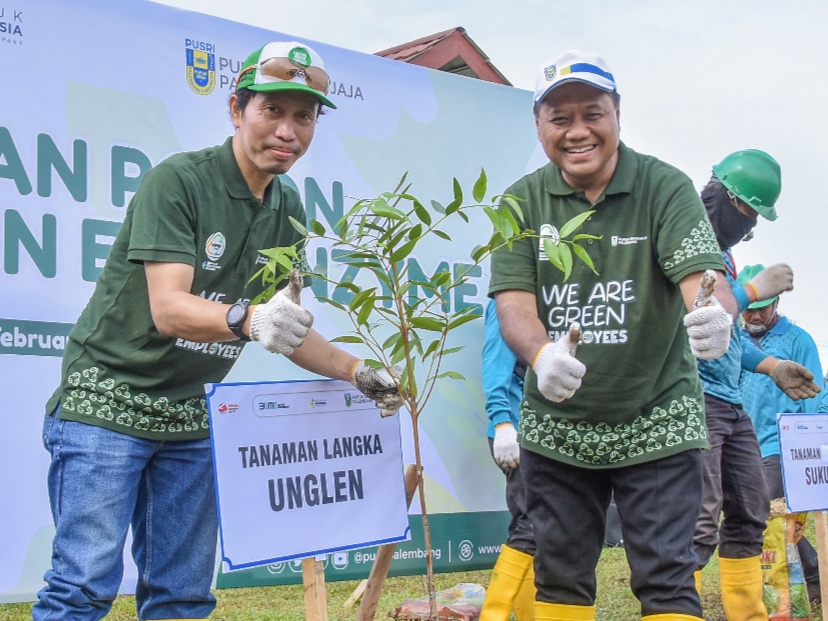 Peringati HPSN Tahun 2023, Pusri Palembang Bersih-bersih dan Pilah Sampah