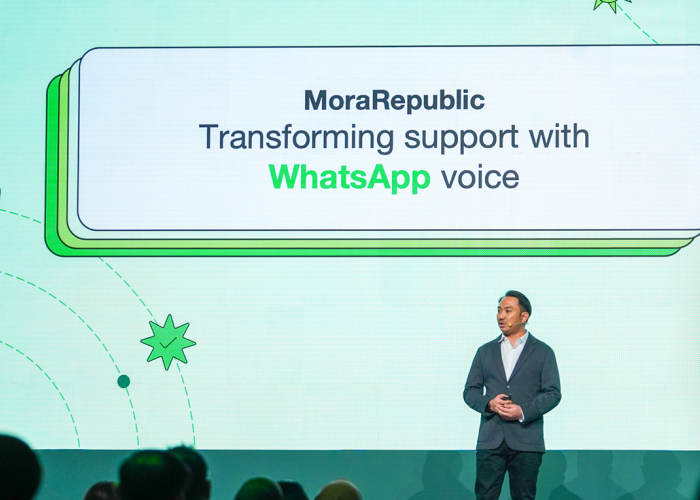 MoraRepublic dan 1ENGAGE Tampilkan WA Voice untuk Layanan Pelanggan di WhatsApp Business Summit Indonesia 2026