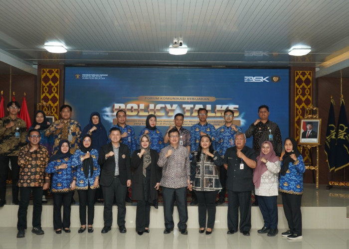 Gelar Forum Komunikasi Kebijakan 2026, Kanwil Kemenkum Sumsel Perkuat Peran Analis Kebijakan