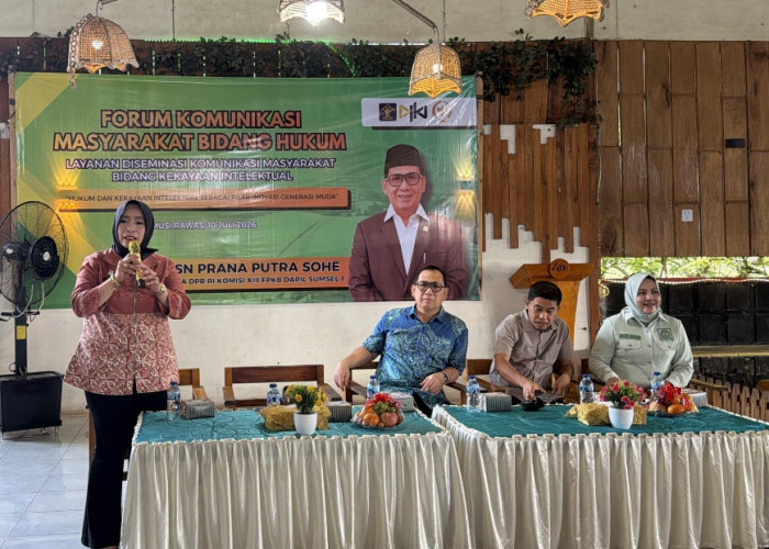 Forum Komisi XIII DPR RI di Musi Rawas, Kemenkum Sumsel Ungkap Aduan Pelanggaran KI Masih Minim