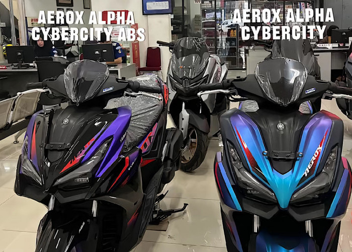 Aerox Cyber City 2026 Hadir dengan Kokpit Speedometer Sudah Full Digital Tampilan Sporty 