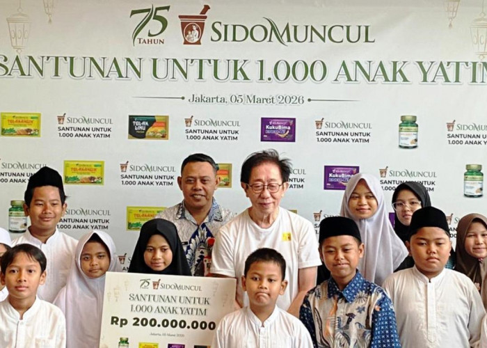 Sido Muncul Berbagi Kasih ke 1.000 Anak Yatim, Salurkan Bantuan Rp 200 Juta 