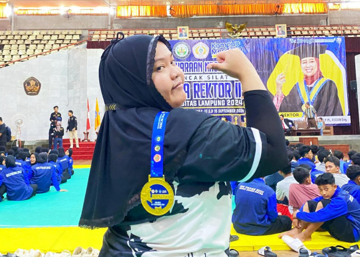 Mahasiswa UBD Raih Medali Emas di Kejuaraan Nasional Pencak Silat Piala Rektor Unila